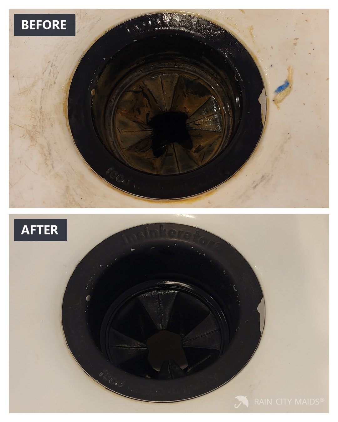 Before and after cleaning