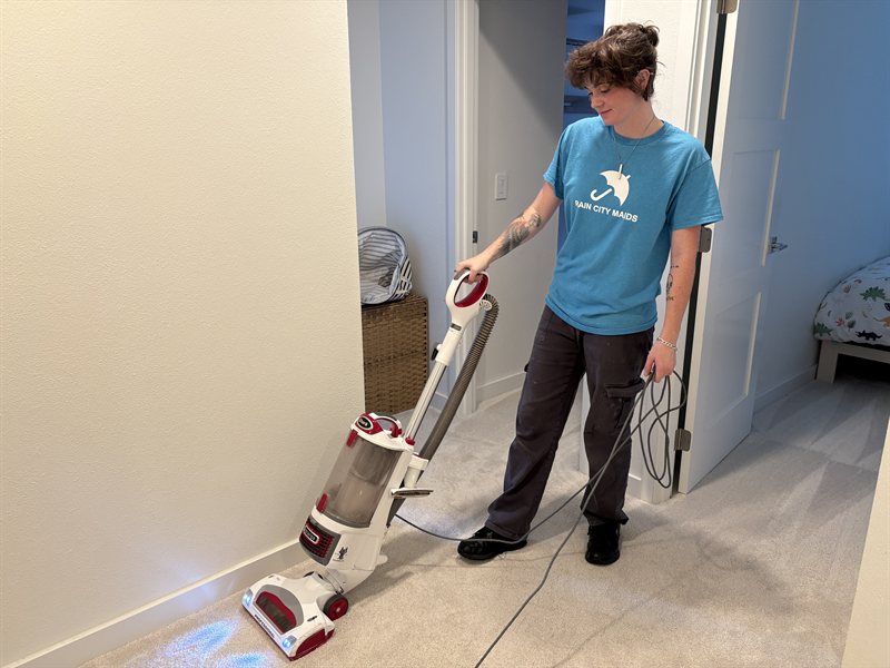 Rain City Maids cleaning in action
