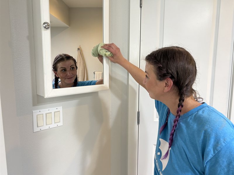 Rain City Maids cleaning in action