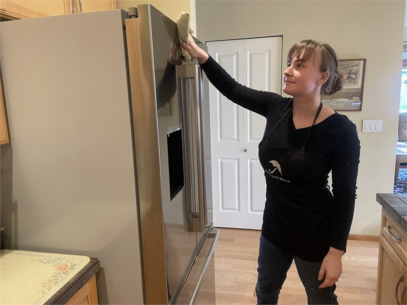 Rain City Maids cleaning in action